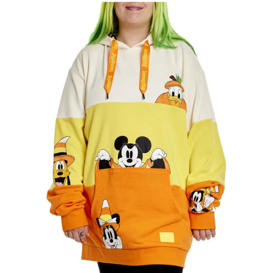 Disney Mickey & Minnie Candy Corn Loungefly Hoodie