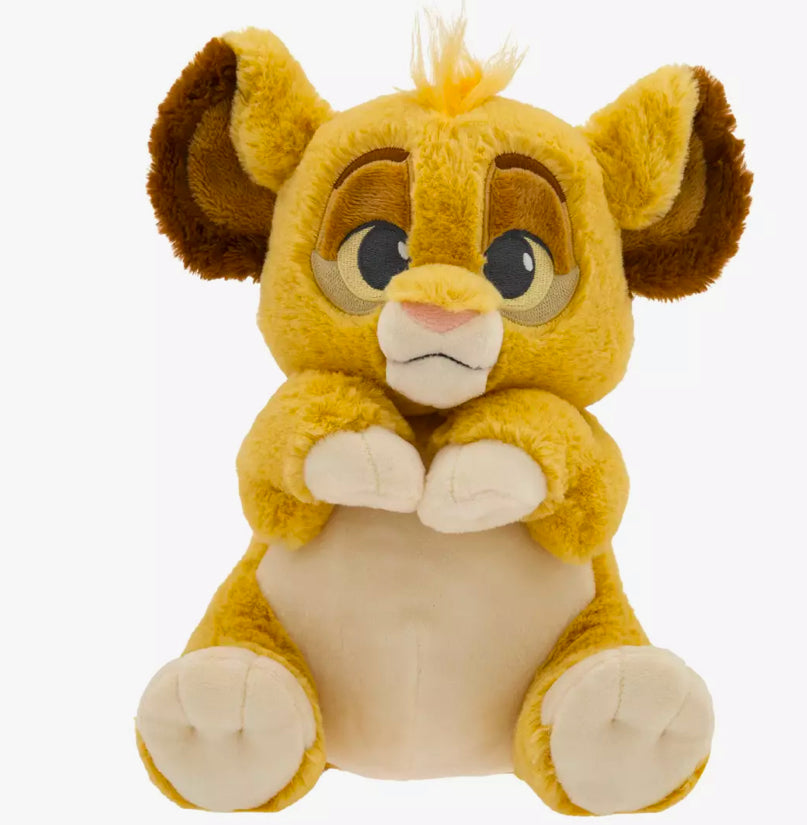 Disney Babies Simba Plush Lion King in Hood Swaddle Blanket