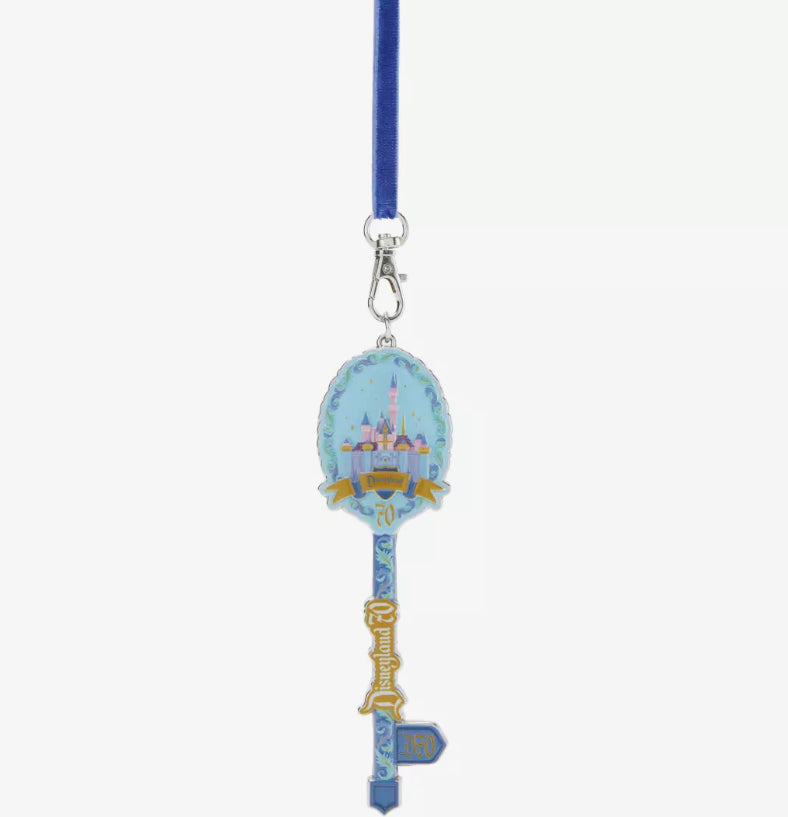 Disneyland 70th Anniversary Sleeping Beauty Castle Key Ornament