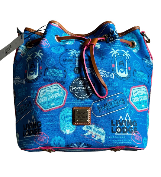 Disney Vacation Club DVC Dooney & Bourke Drawstring Bag Purse