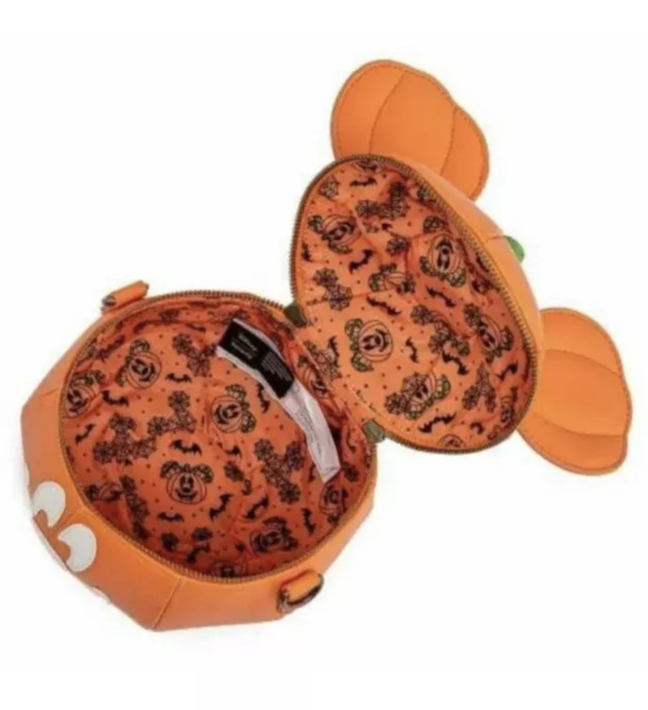 Disney Loungefly Mickey Jack-O-Lantern Pumpkin Glow in the dark Crossbody Bag