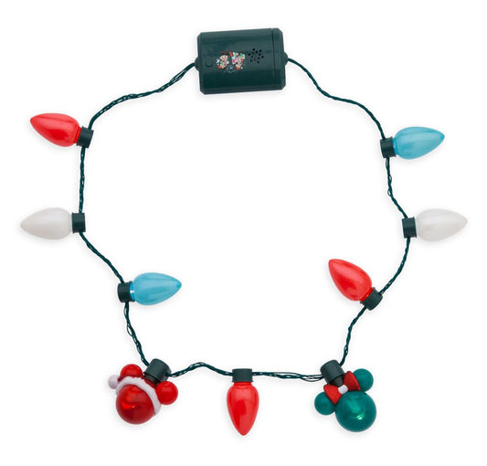 Disney Light Up Necklace - Christmas 2023 Mickey And Minnie