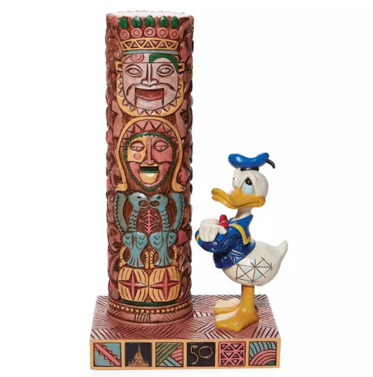 Disney World 50th Anniversary Jim Shore Donald Duck Enchanted Tiki Room Figure