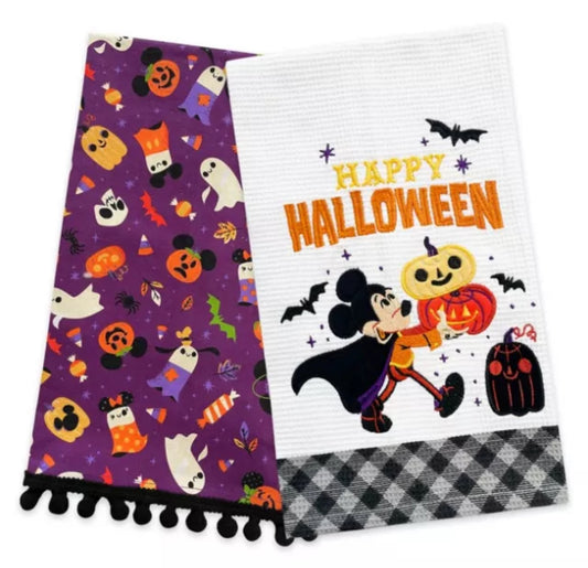 Disney Mickey Happy Halloween 2021 - 2 Hand Towel Set