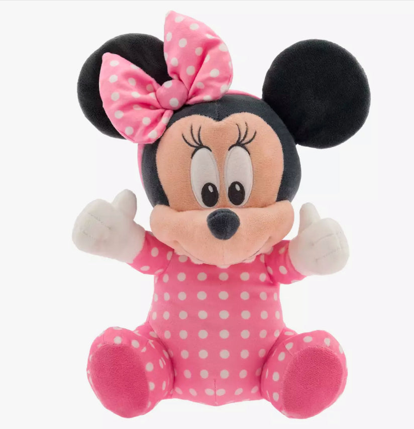 Disney Babies Minnie Plush in Hood Swaddle Blanket