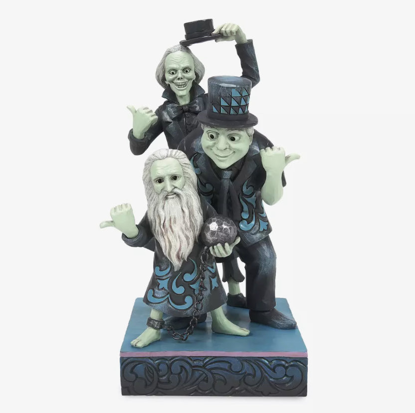 Disney Haunted Mansion “Beware of Hitchkiking Ghosts” Jim Shore Figurine Disney Traditions