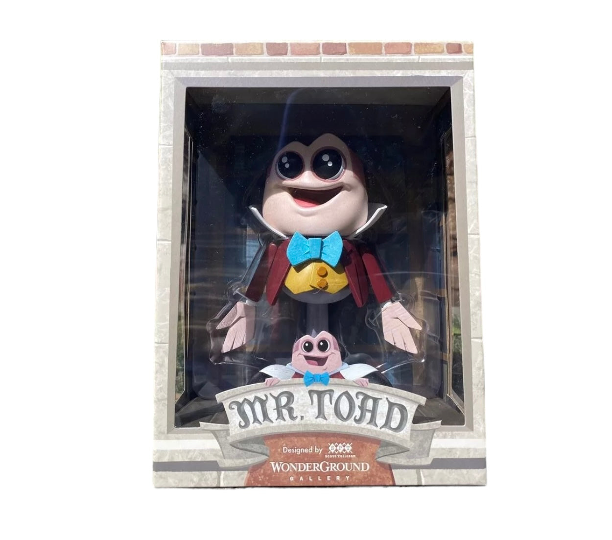 Disney WonderGround Mr. Toad 7” Vinyl Figurine by Tolleson