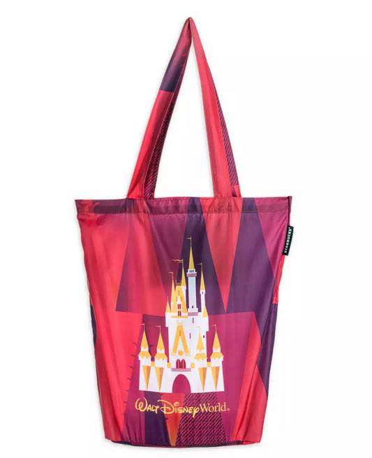 Walt Disney World Cinderella Castle Starbucks Tote Bag in Pouch