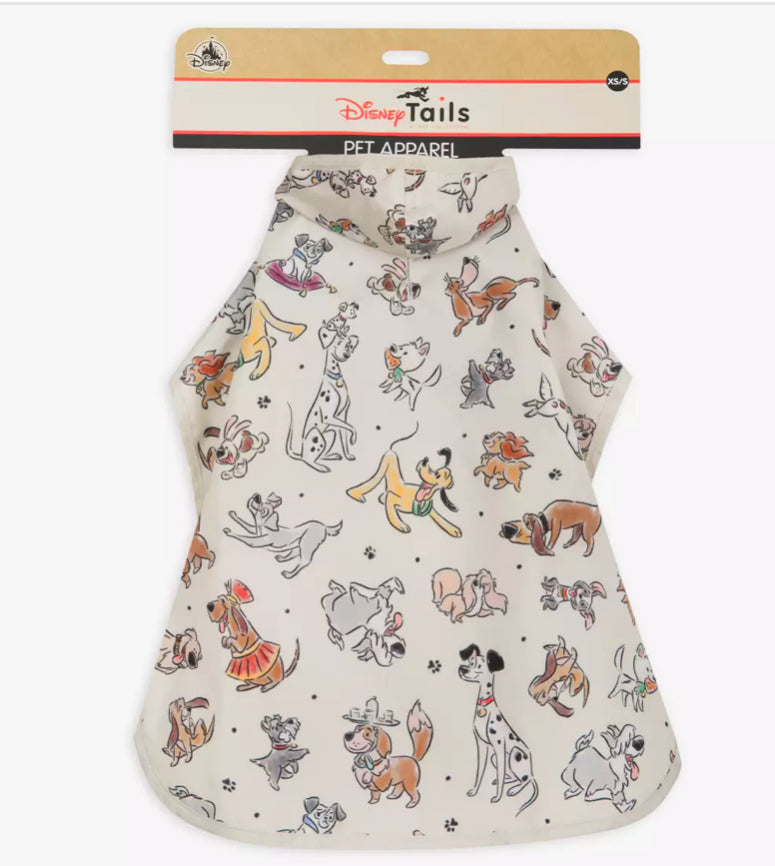 Disney Tails Raincoat for Dogs XS/Small