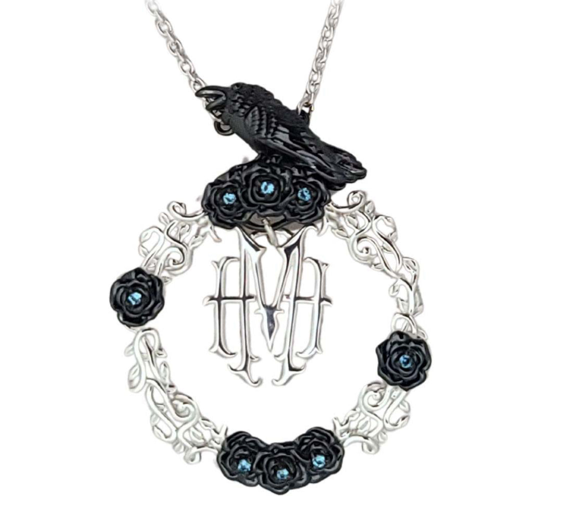 Disney Haunted Mansion Rebecca Hook Necklace-Raven