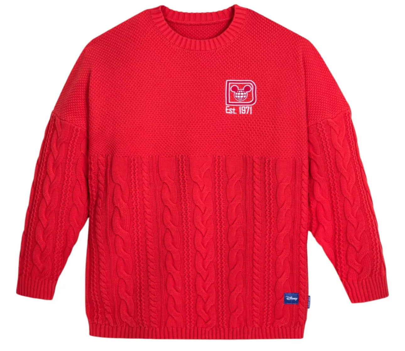 Walt Disney World Red Spirit Jersey Sweater