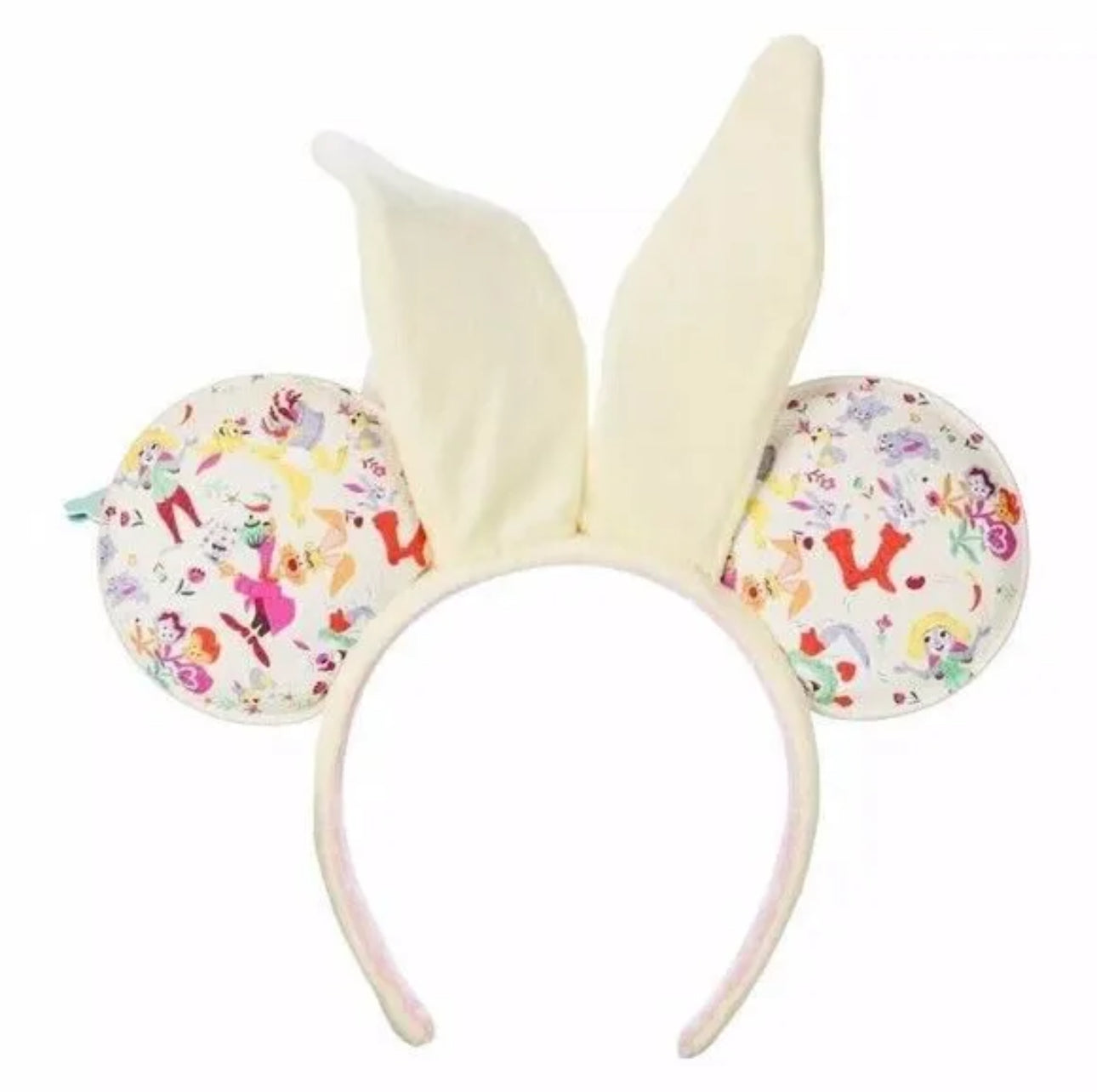 Disney Minnie Easter Spring Reigning Rabbits Ears Headband