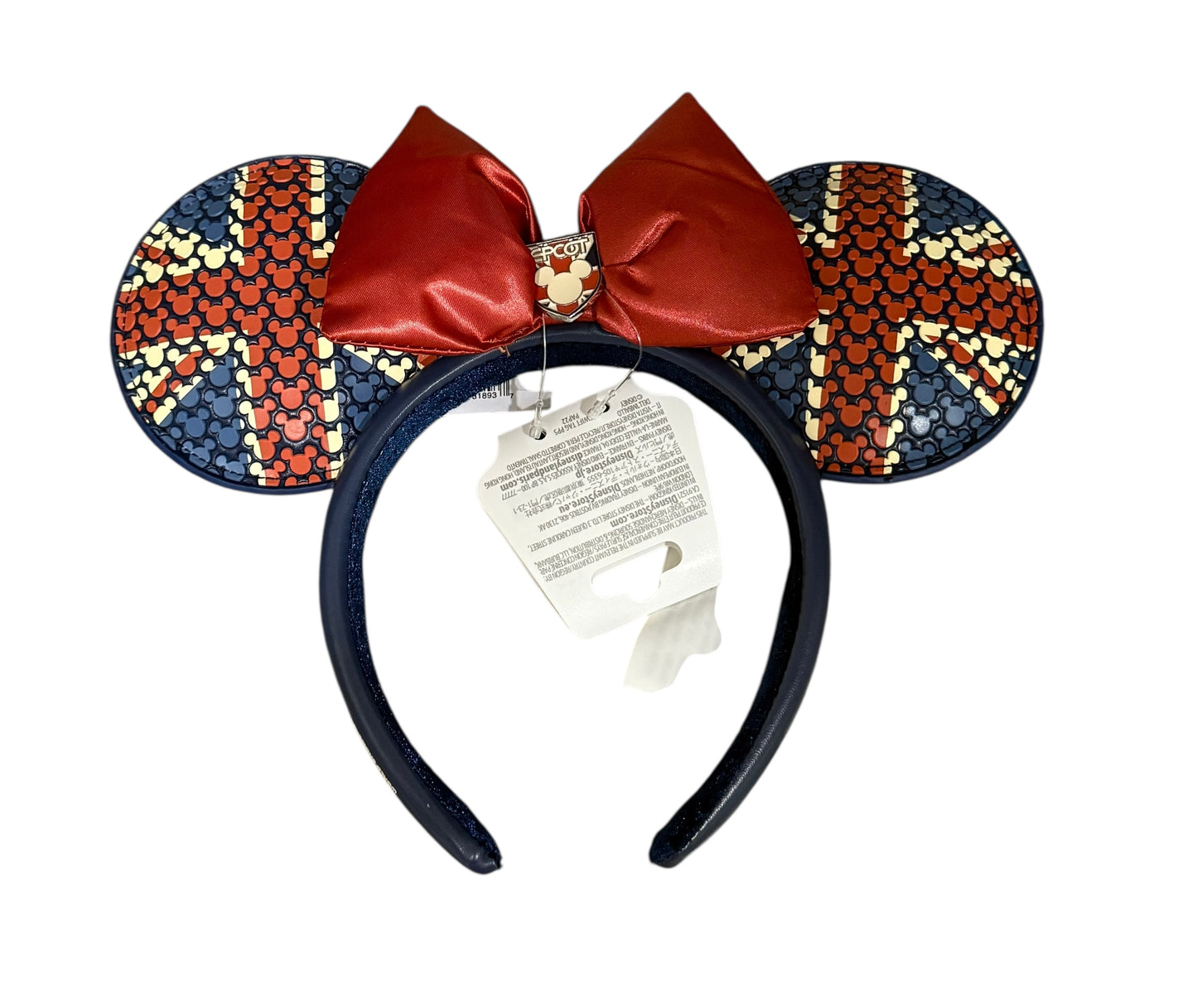 Disney Epcot United Kingdom Minnie Ears Headband-UK