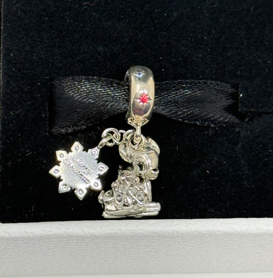 Disney Bambi & Thumper Merry Christmas Pandora Charm