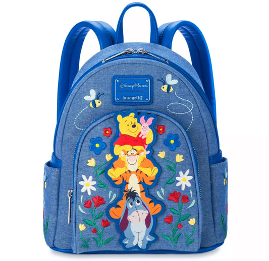 Disney Winnie the Pooh & Friends Loungefly Backpack Purse-tigger, eeyore