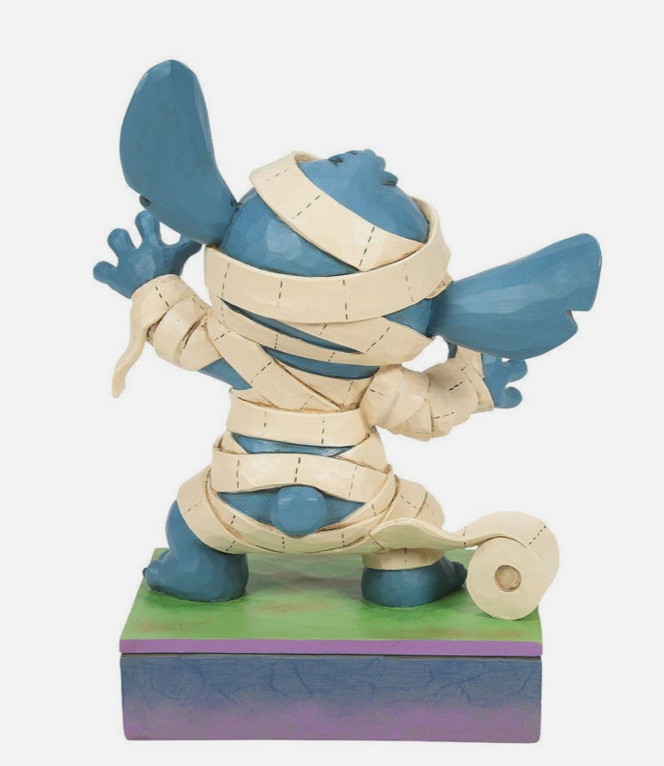 Disney Traditions Jim Shore LILO & Stitch Mummy Figurine-All Rolled Up