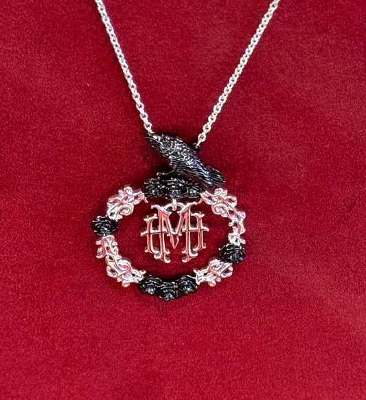 Disney Haunted Mansion Rebecca Hook Necklace-Raven