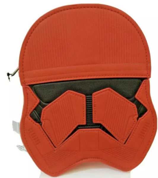 Disney Star Wars Loungefly  Crossbody Purse  Red Sith Storm Trooper Helmet