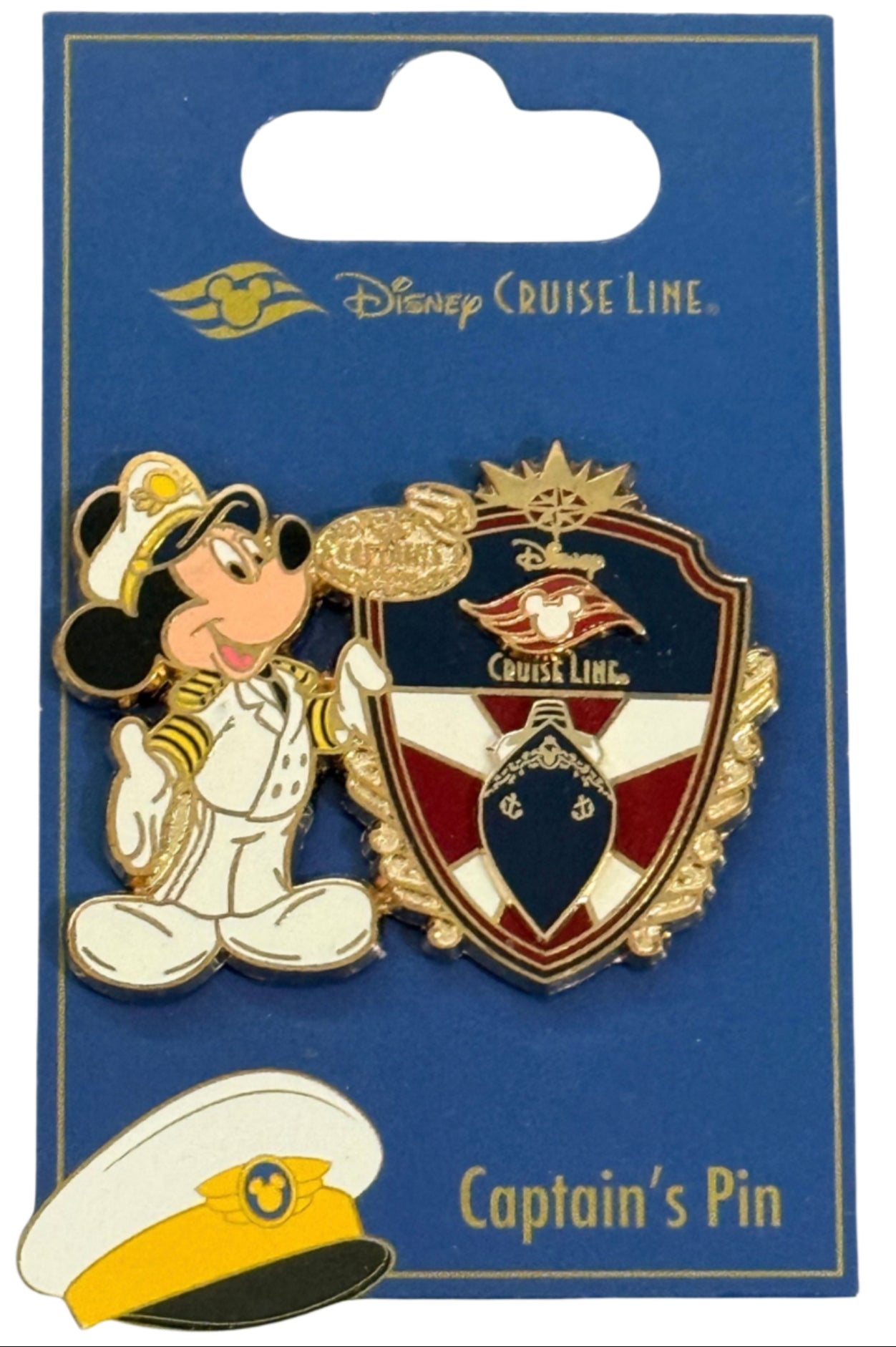 Disney Cruise Line DCL Captain Mickey Pin