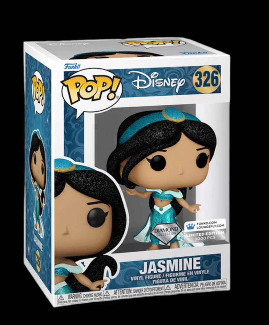 Disney Aladdin Princess Jasmine Castle Funko Pop Backpack Loungefly Bundle Diamond