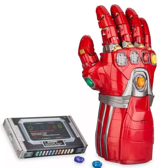 Disney Parks Avengers Vault Iron Man Glove Nano Infinity Gauntlet w/Stones