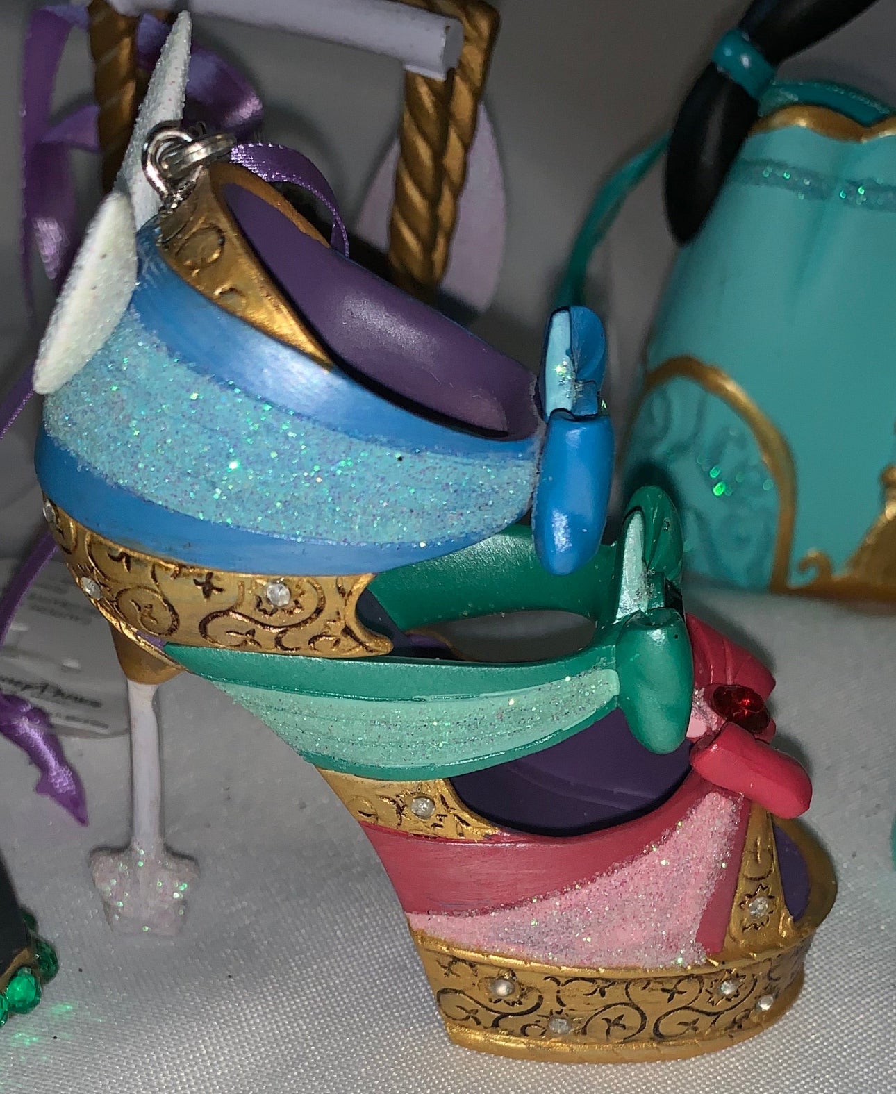 Disney Sleeping Beauty 3 Fairies Shoe Ornament