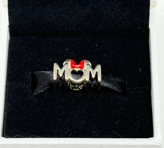 Disney Minnie Mom Bow Pandora Slider Bead Charm