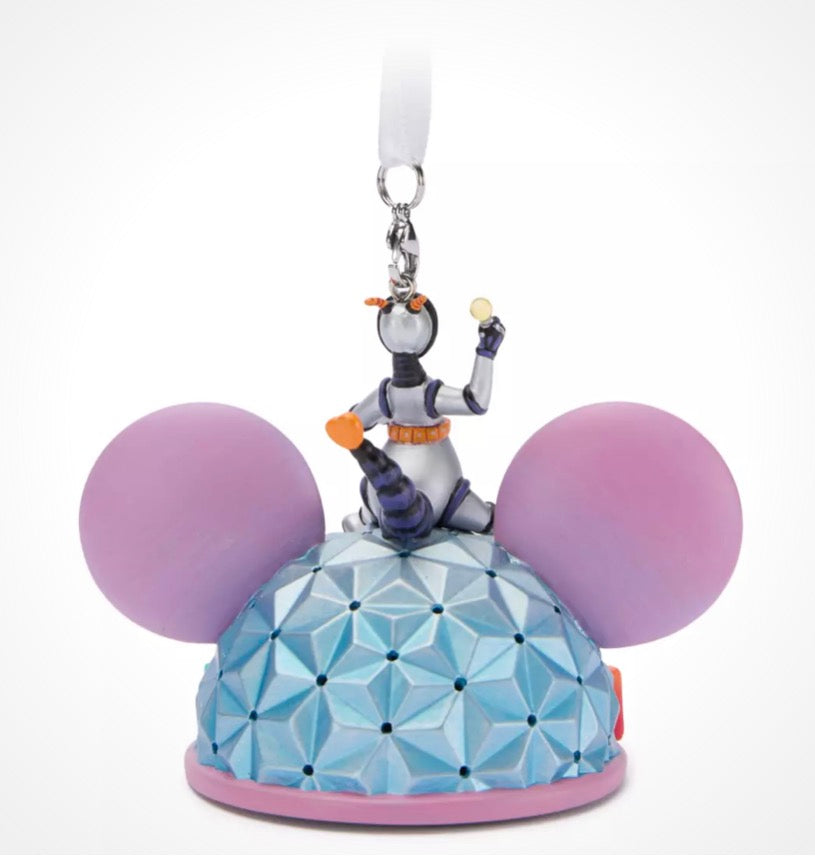 Disney Epcot Figment Ear Hat Ornament Light Up