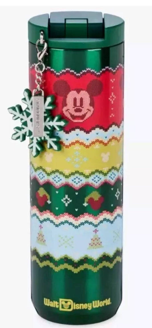 Walt Disney World Mickey Holiday Starbucks Stainless Water Bottle-2024