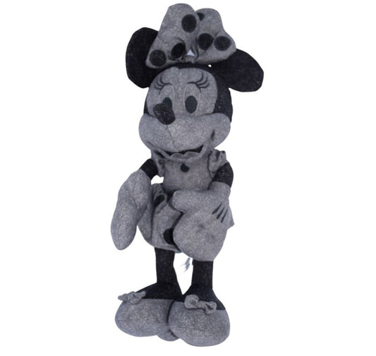 Disney Minnie Mouse Grey Denim Plush