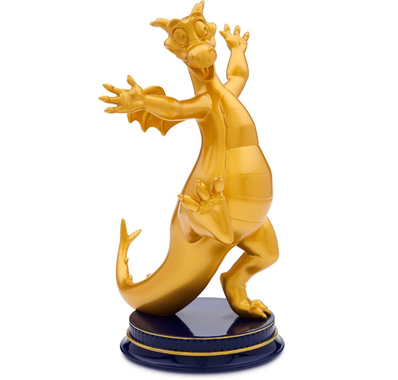 Walt Disney World 50th Anniversary Figment Golden Statue Figurine