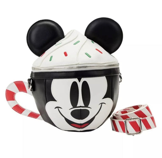 Disney Mickey Hot Cocoa Loungefly Crossbody Purse