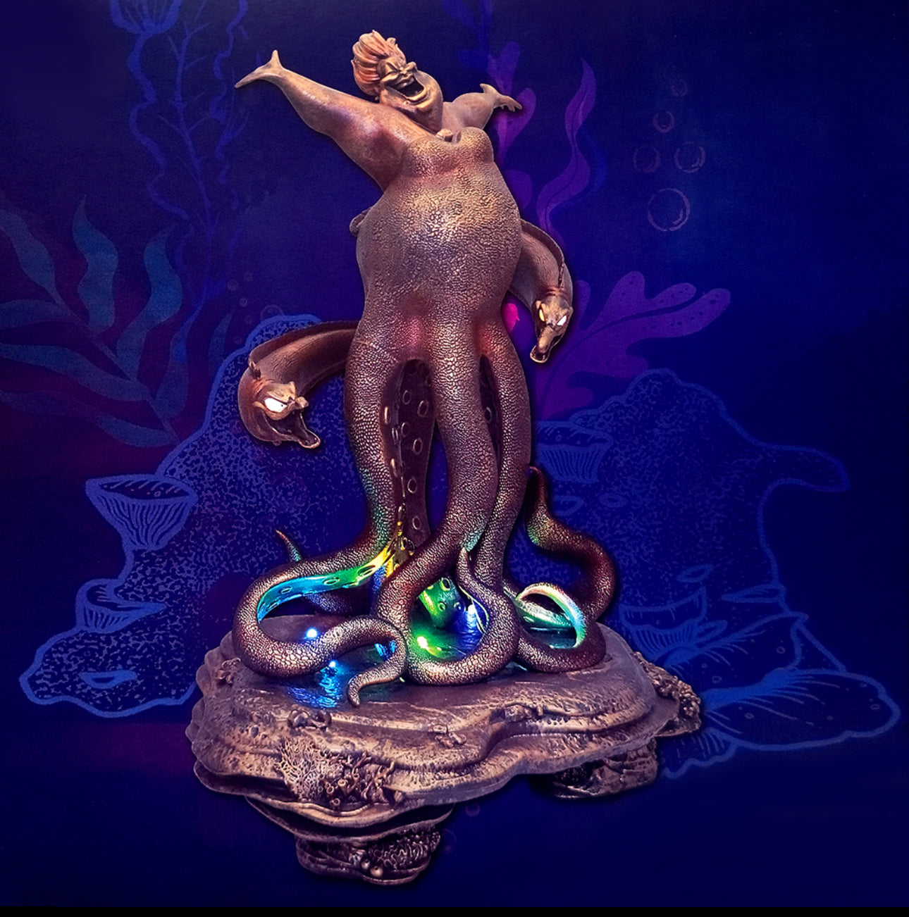 Disney The Little Mermaid Ursula Light Up Figurine-22