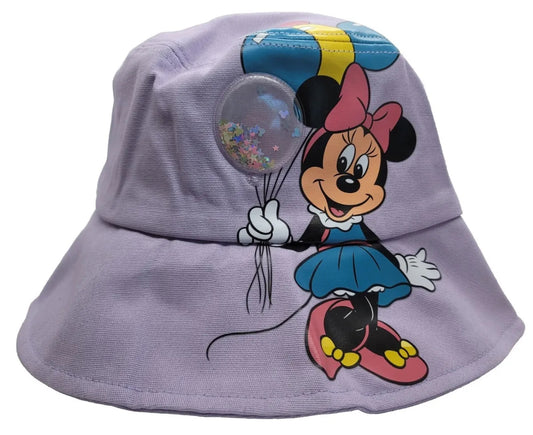 Disney Parks Lavender Minnie Mouse PVC Balloon Adult Bucket Hat