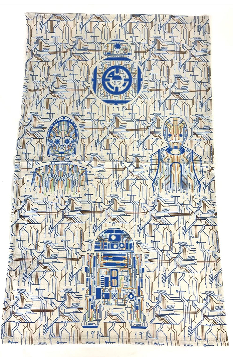 Disney Star Wars Galaxys Edge Droid Depot Hand Towels Set of 2