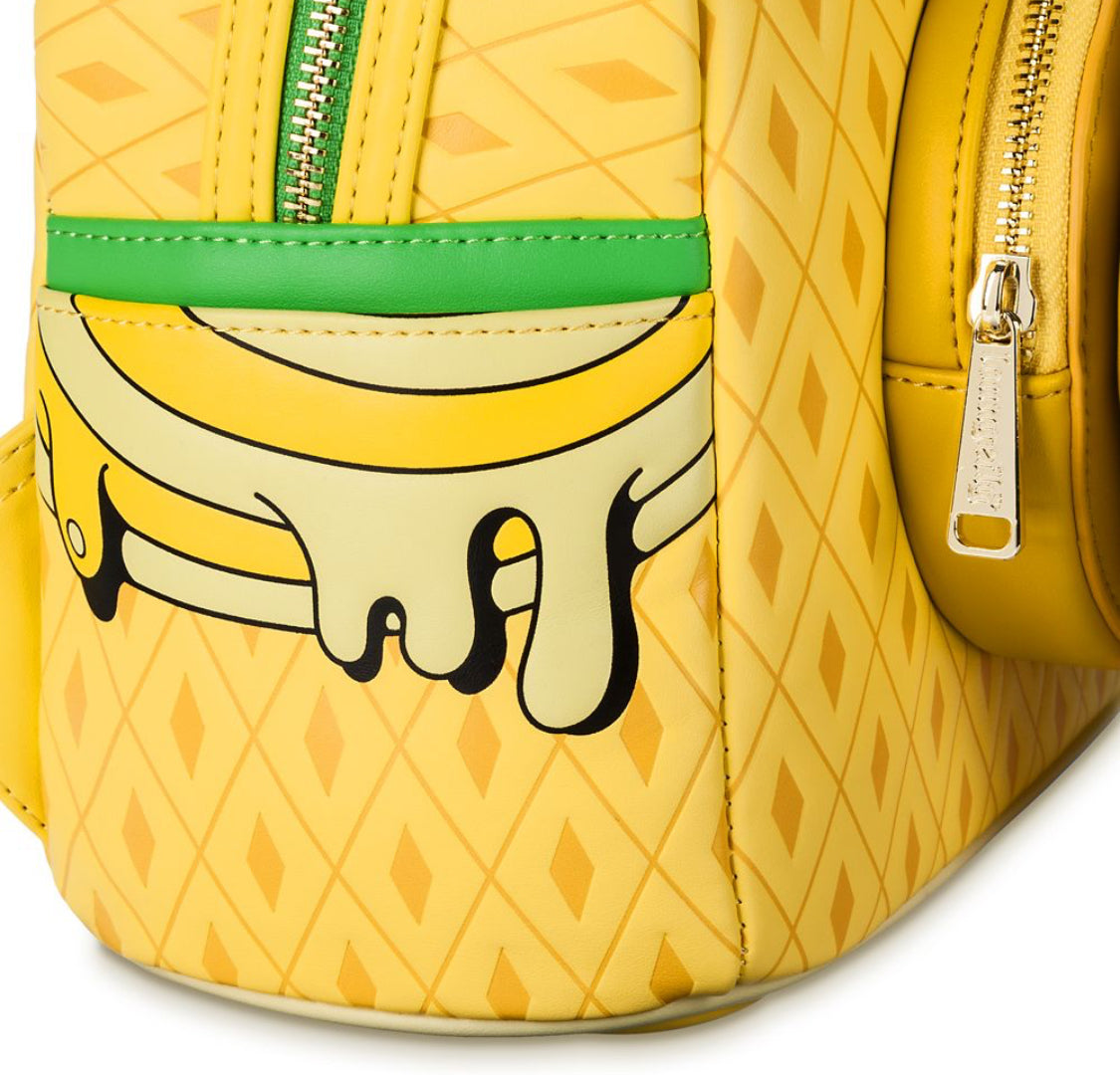 Disney Eats Pineapple Swirl Loungefly Backpack Dole Whip