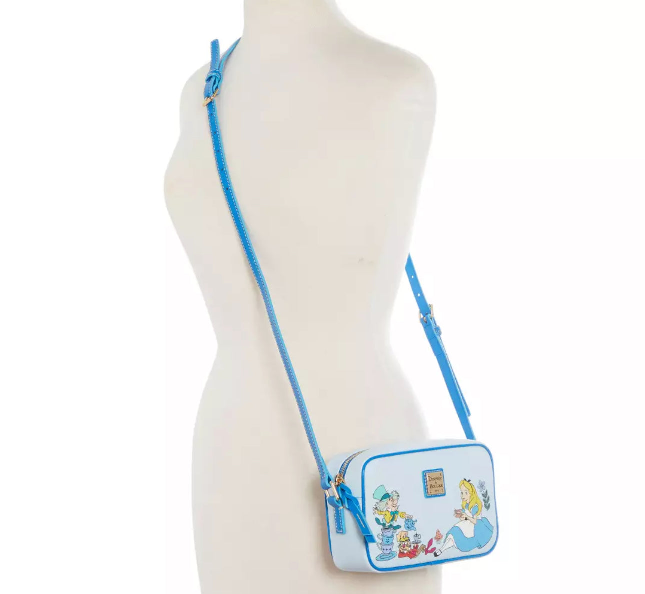 Disney Alice in Wonderland Dooney & Bourke Camera Crossbody Purse Bag