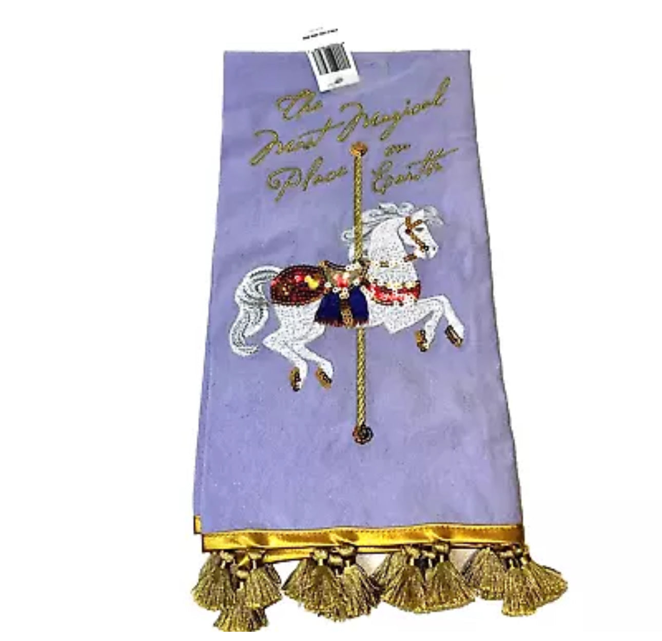 Walt Disney World Prince Charming Regal Carousel Horse Towel