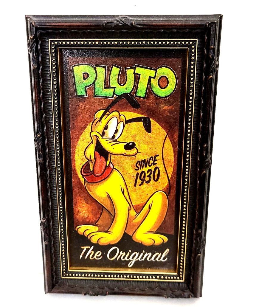 Disney Parks Darren Wilson Mini Framed Gilee-Pluto The Original