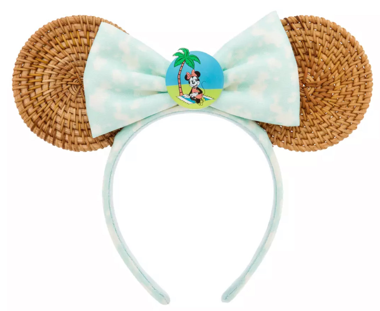Disney Minnie Tropical Summer Rattan Ears Headband