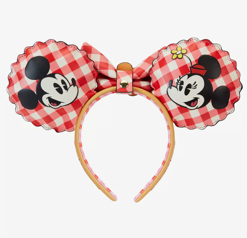 Disney Mickey Minnie Picnic Scented Ear Headband Plush