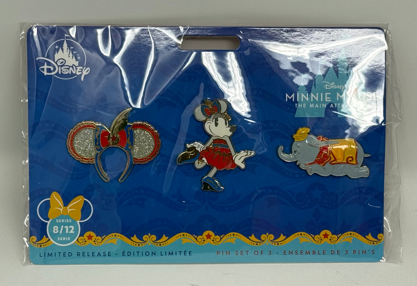 Disney Minnie Main Attraction Dumbo Pin Set