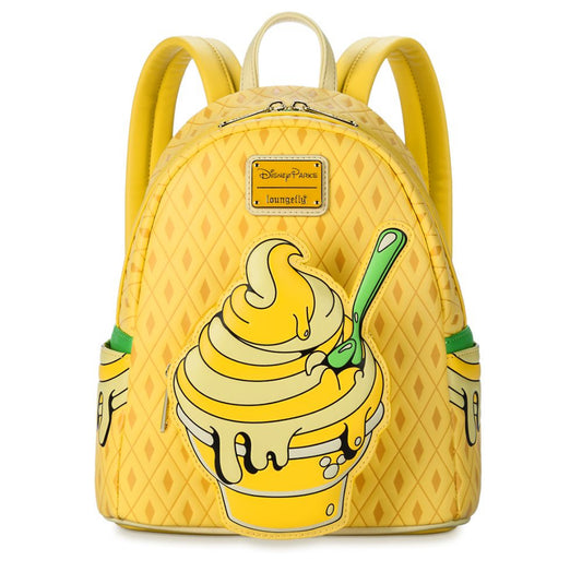 Disney Eats Pineapple Swirl Loungefly Backpack Dole Whip