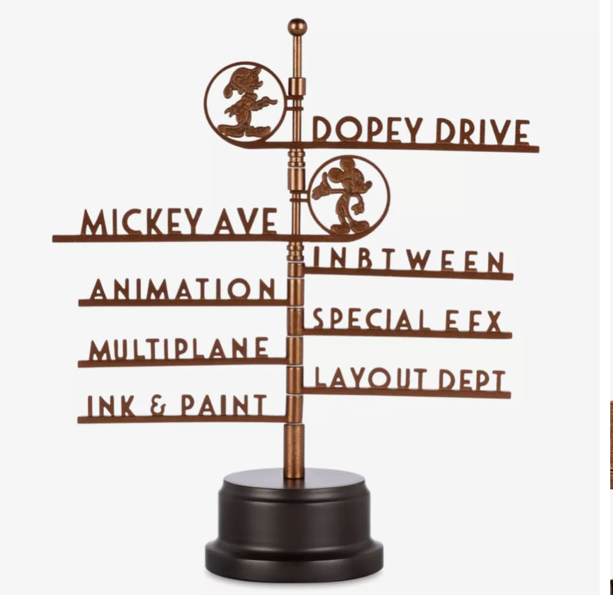 Walt Disney Studios Street Sign Miniature – Disney100