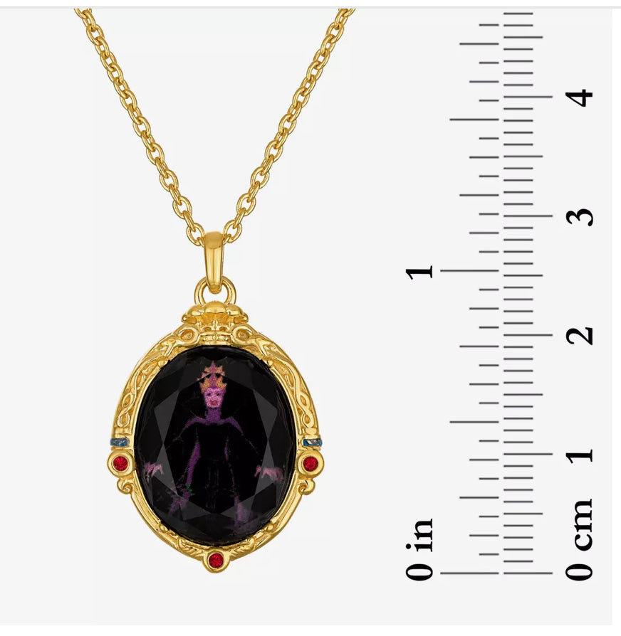 Disney Snow White Evil Queen Rebecca Hook Necklace