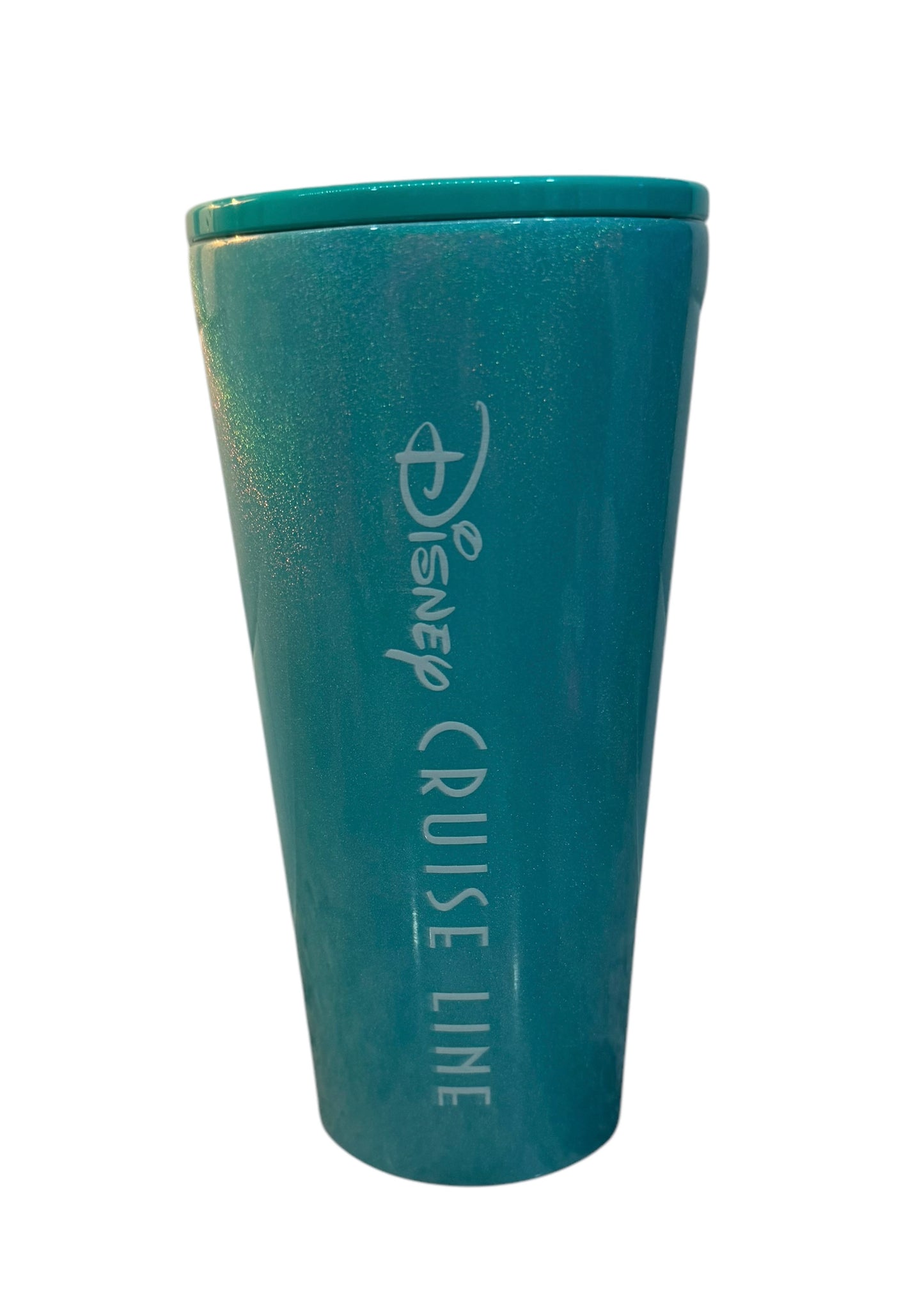 Disney Cruise Line Glitter Corkcicle Tumbler