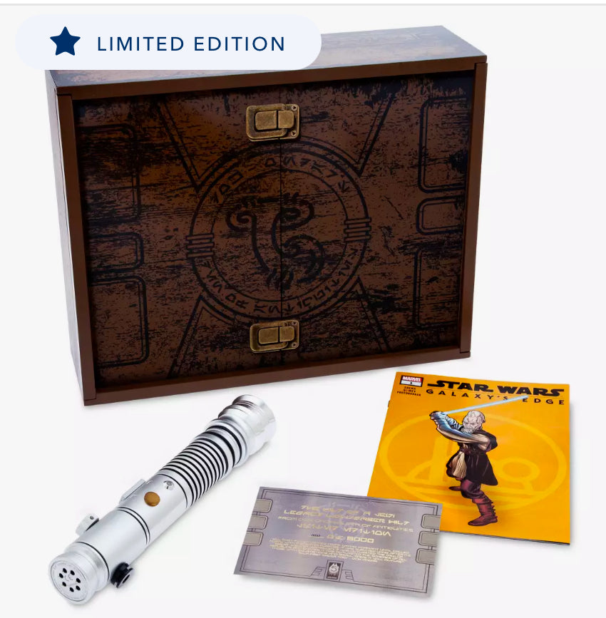 Disney Star Wars Jedi Ki-Adi-Mundi LIGHTSABER Hilt Set – Galaxy's Edge – Limited Edition