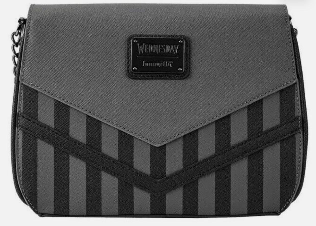 Loungefly MGM Wednesday Adams Uniform  Crossbody Purse Bag