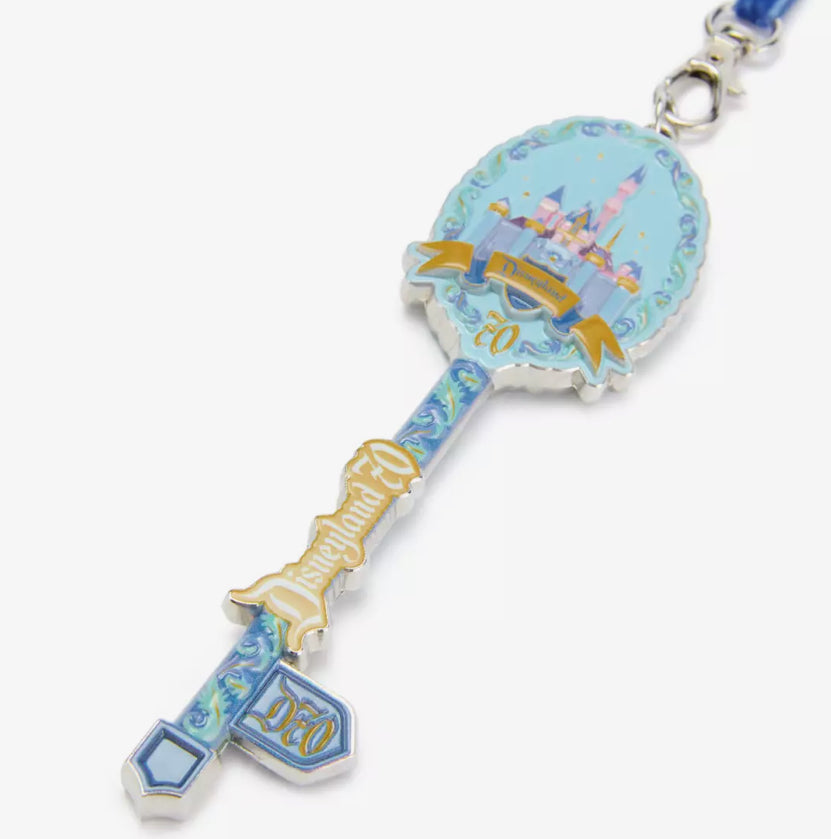 Disneyland 70th Anniversary Sleeping Beauty Castle Key Ornament