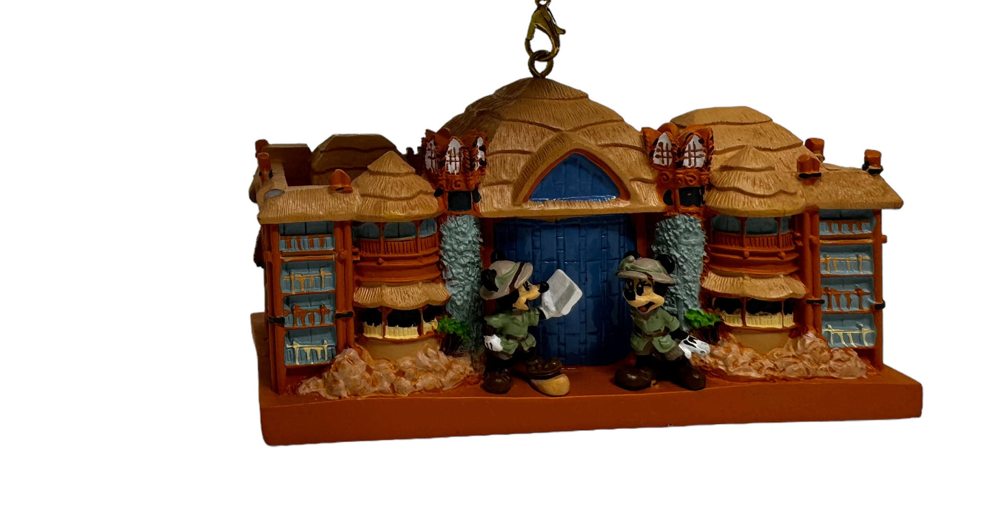 Disney Animal Kingdom Lodge Mickey Minnie Building Ornament